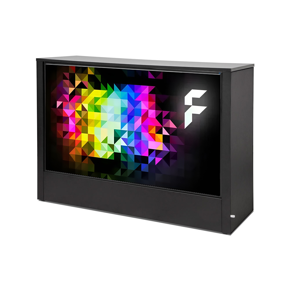Digital Sign Counter Promotion counter Futuro | Digital signage 55 inch landscape format ...