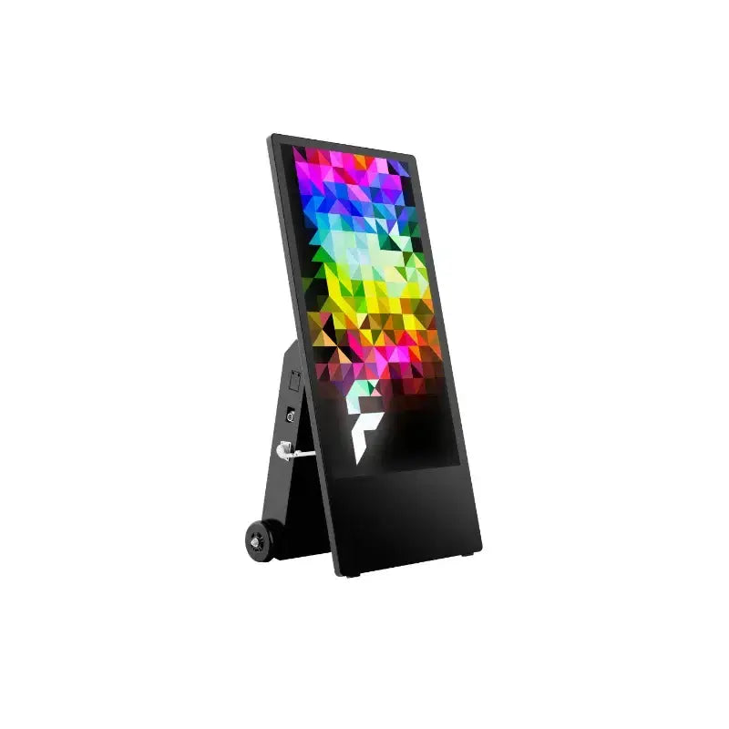 Digitaler Kundenstopper Outdoor mit Akku
